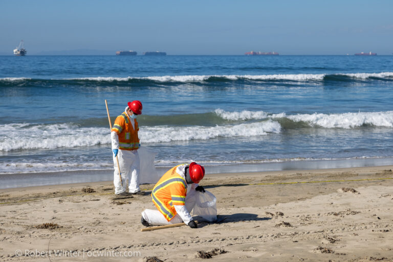 Orange County Oil Spill Cleanup (October 2021)